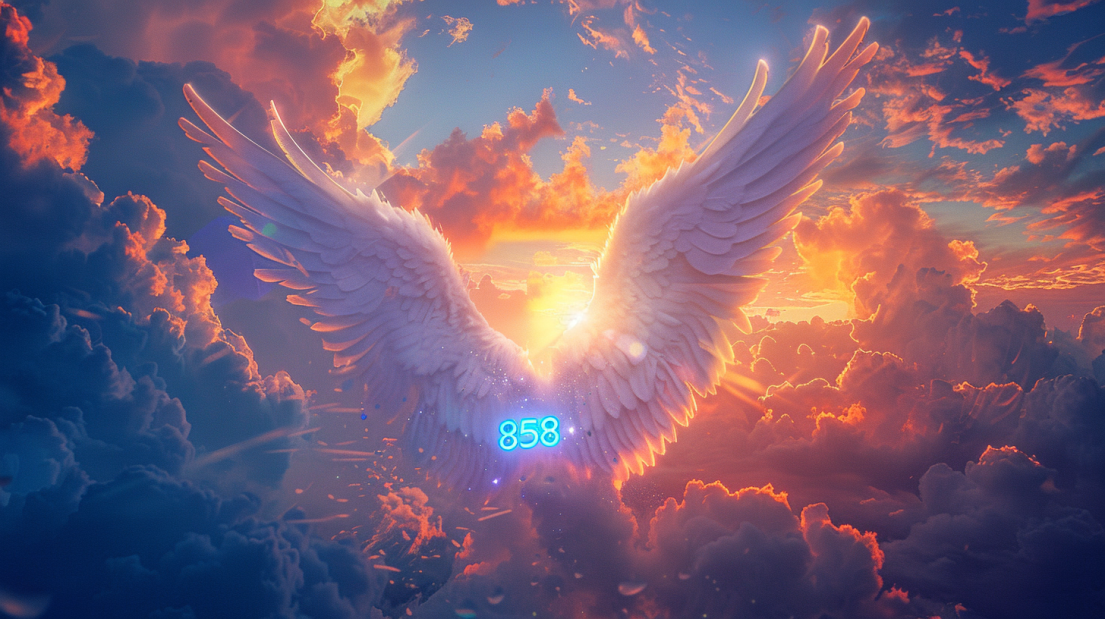 858 angel number twin flame