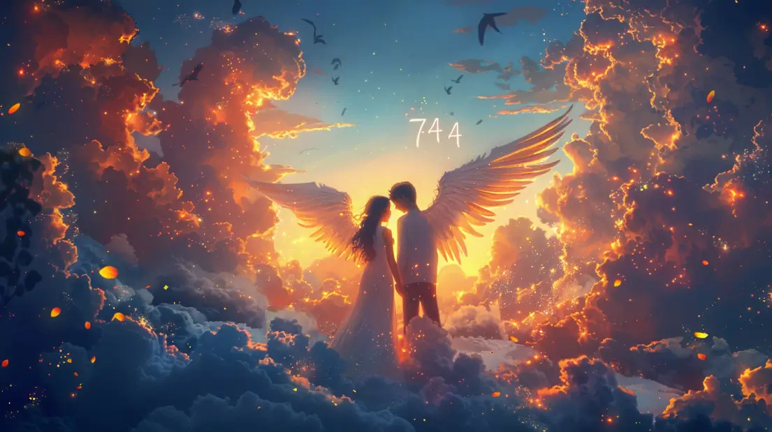 angel number 744 twin flame
