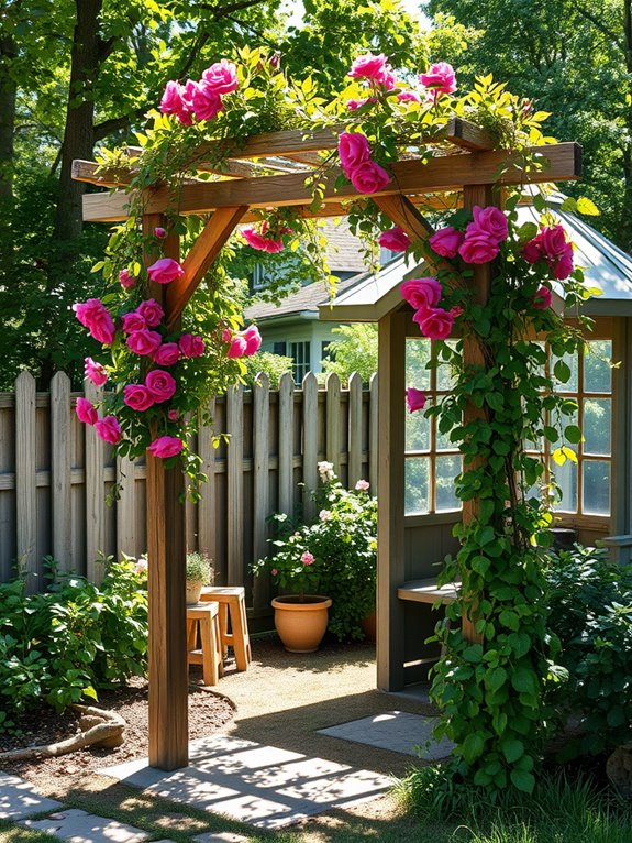 affordable garden support structure