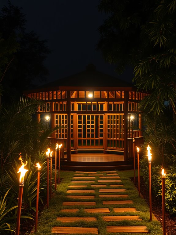 bamboo torch illumination technique