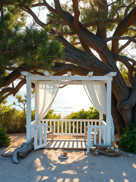 beachy relaxed serene atmosphere