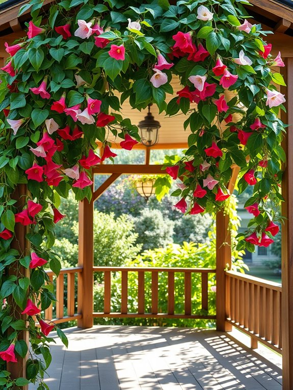 beautiful flowering climbing plants