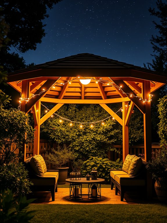 charming outdoor illuminated space