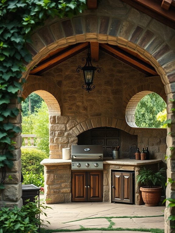 charming outdoor stone structure