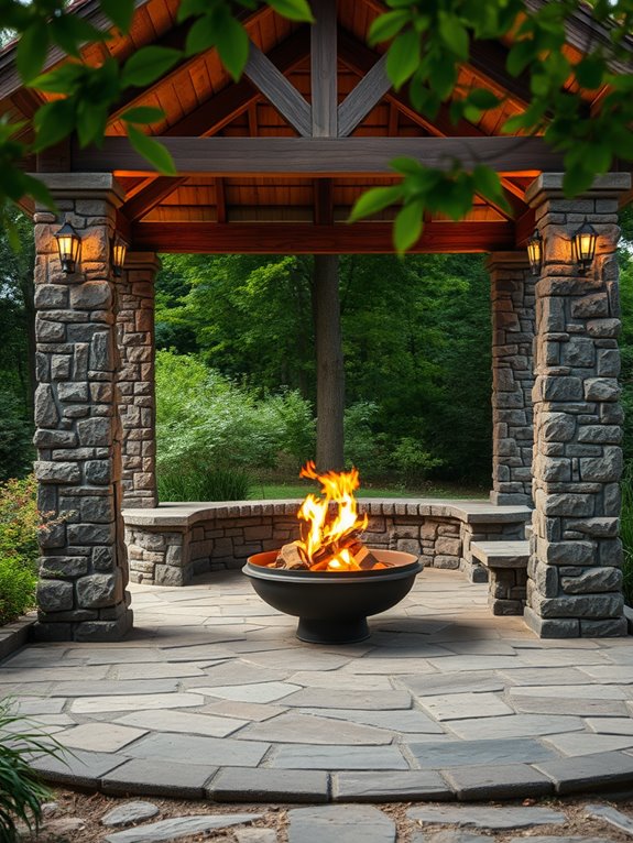 charming outdoor stone structure