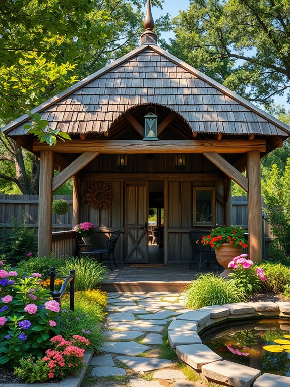 charming outdoor wooden structure