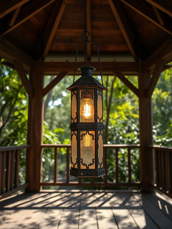 charming rustic lantern decoration