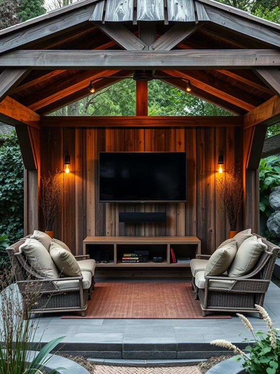 charming rustic wooden decor