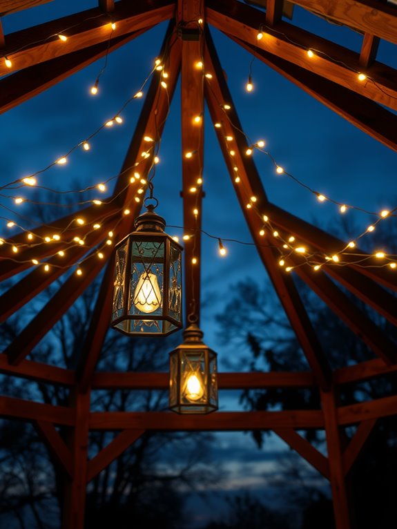 colorful illuminated decorative lights