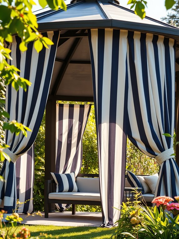 colorful outdoor privacy curtains