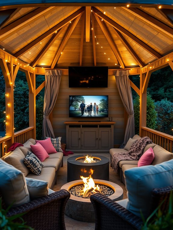 comfortable film viewing experience
