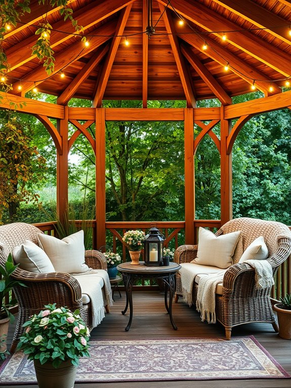 cozy gazebo decoration inspiration