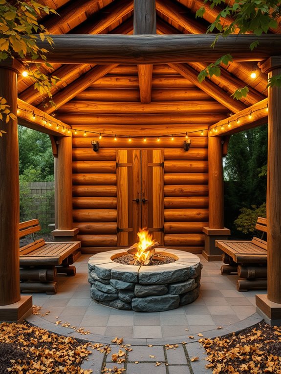 cozy natural wood aesthetic