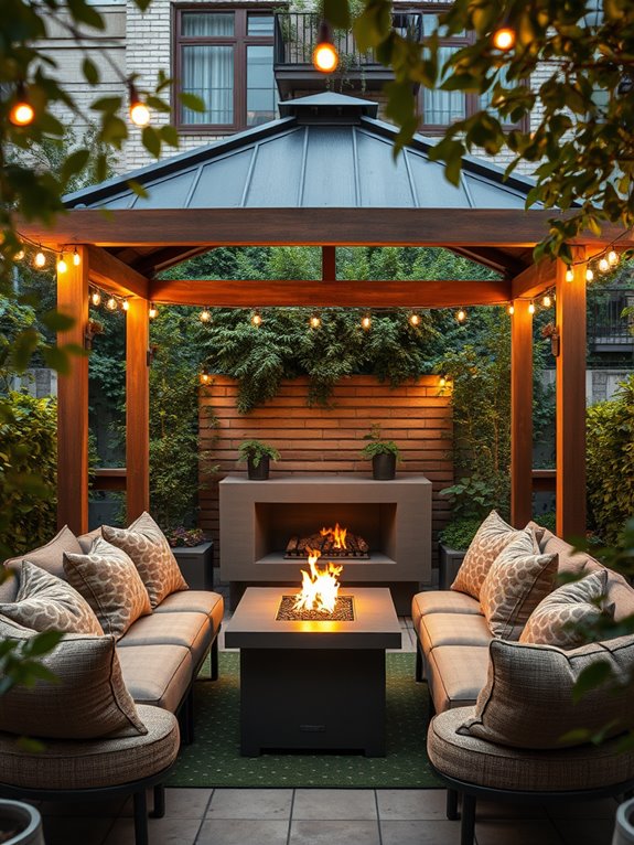 cozy outdoor heating solution