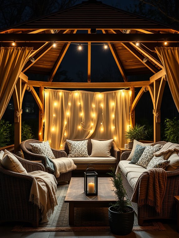 create comfortable sitting area