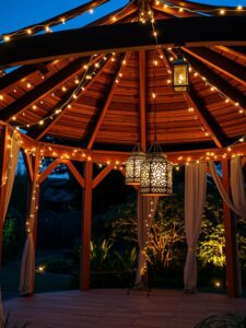 20 Gazebo Lighting Ideas