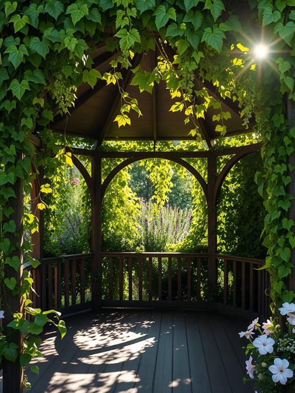 decorative climbing plants structure