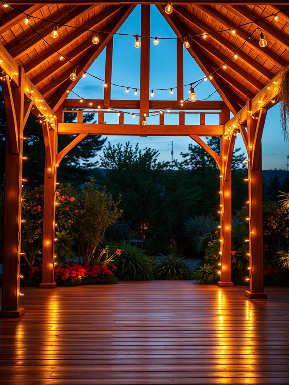 decorative outdoor lighting strands