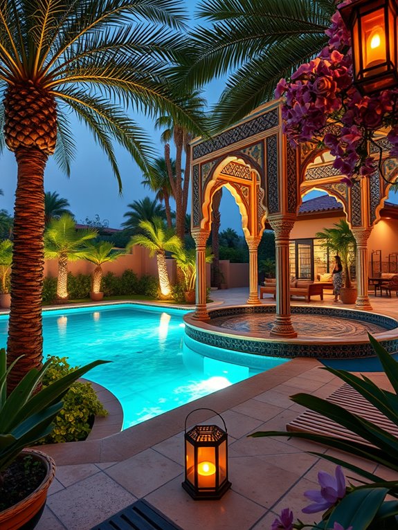 desert refuge with greenery