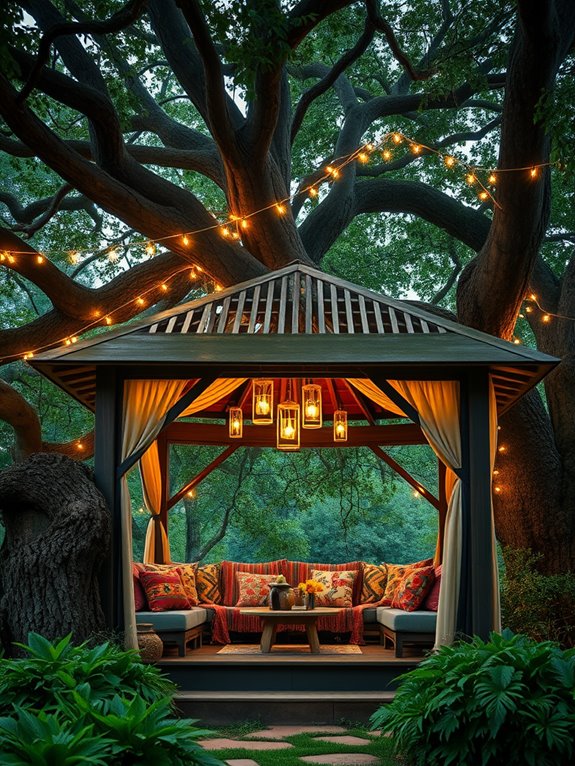 eclectic artistic living space