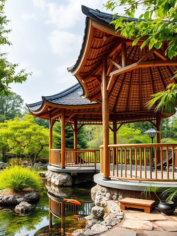 elegant bamboo design accents