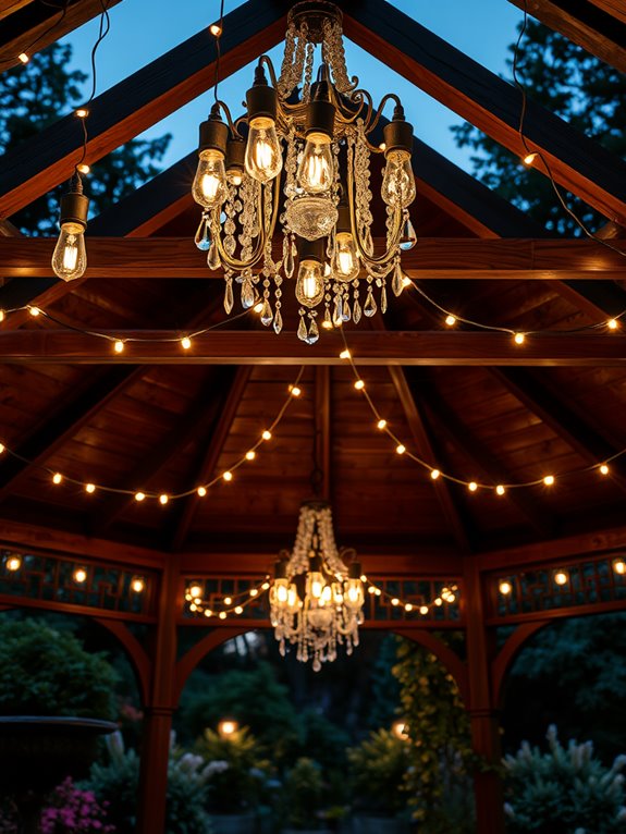 elegant hanging decorative lights