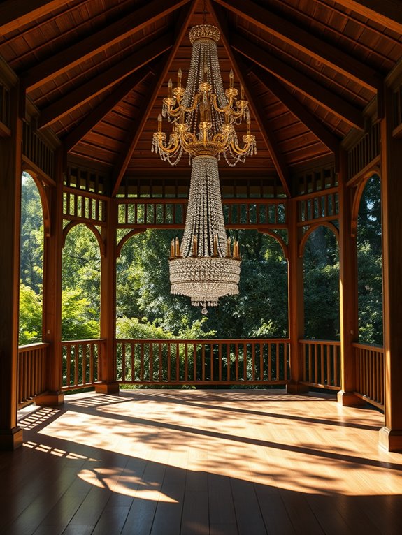 elegant lighting centerpiece design