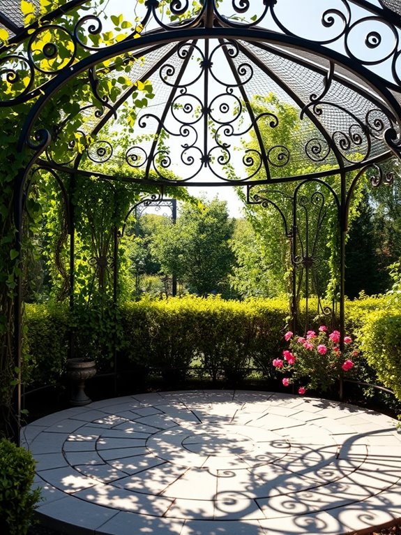elegant wrought iron design