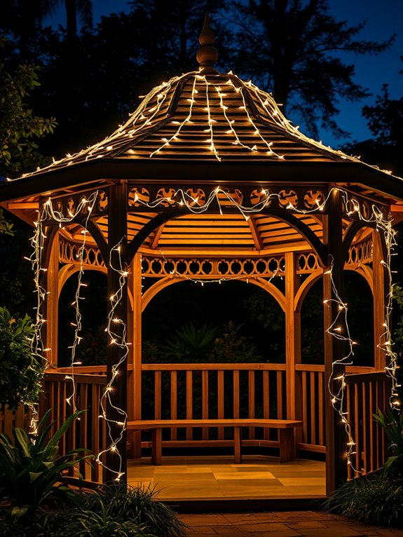 enchanting illuminated overhead decor