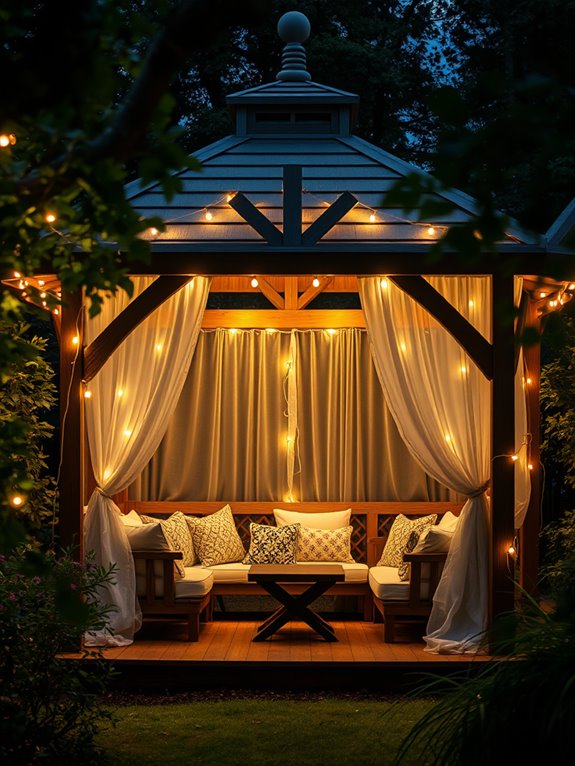 enchanting outdoor gathering space