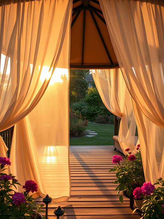gazebo curtain design inspiration
