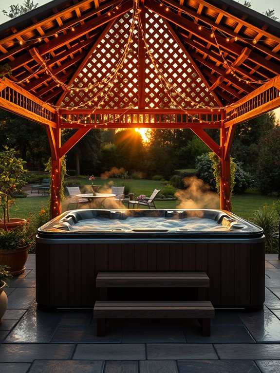 gazebo hot tub designs
