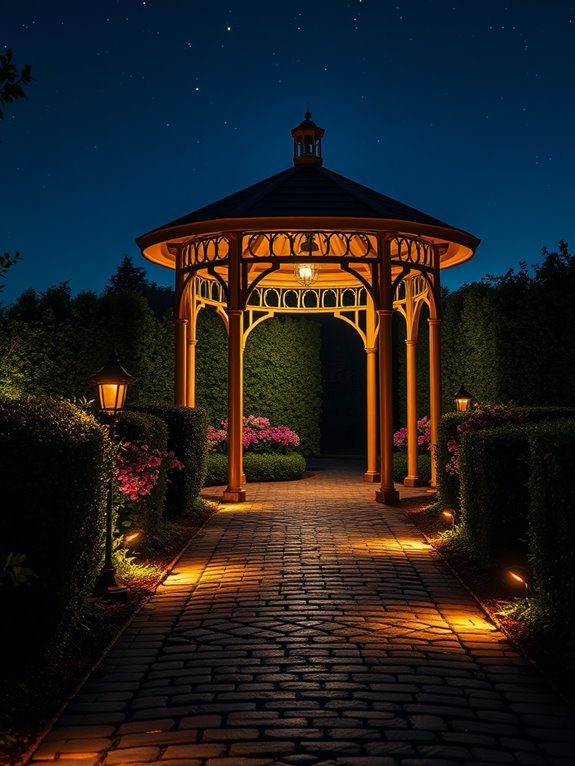 guiding light along pathways
