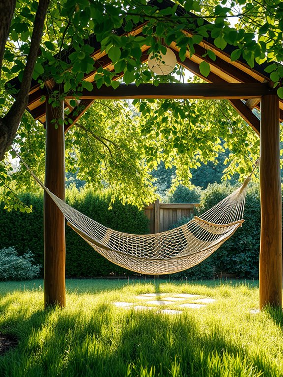 hammock with built in features