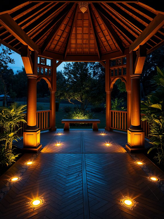 illuminated recessed flooring fixtures