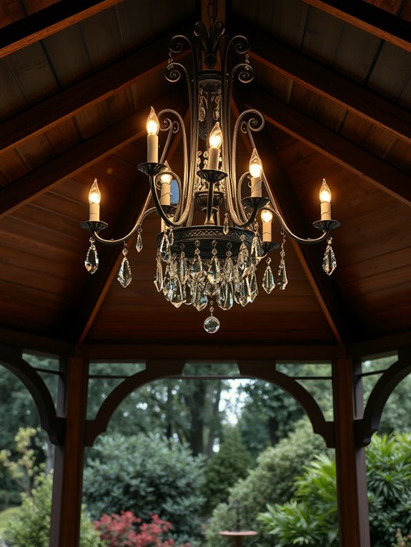 intimate evening by candlelight