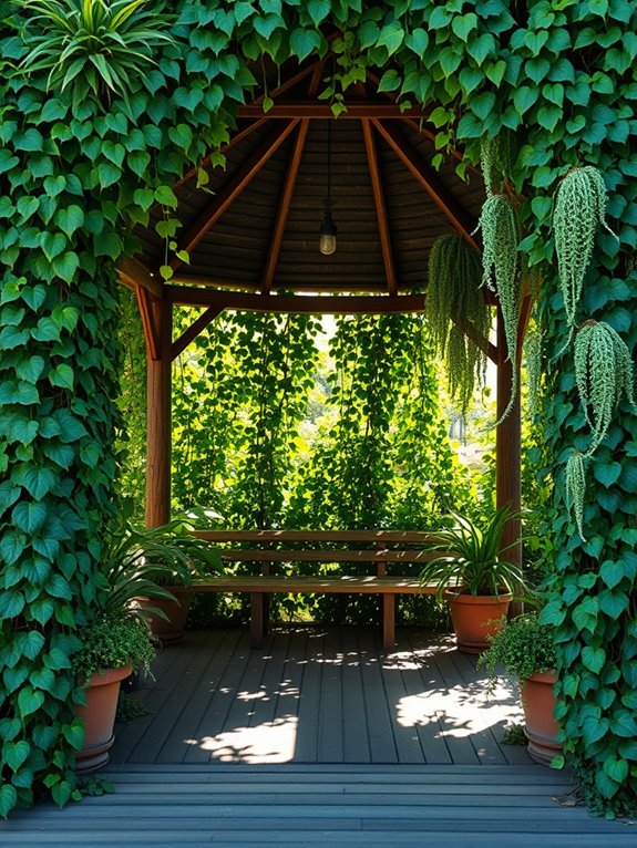 lush green ivy decor