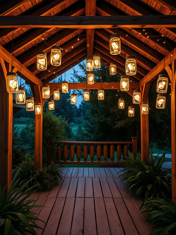 mason jar light decor