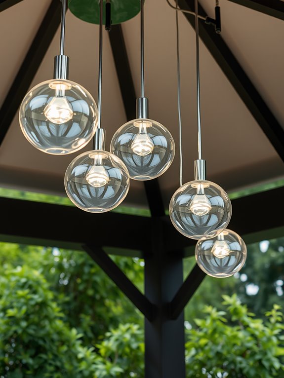 modern decorative glass spheres