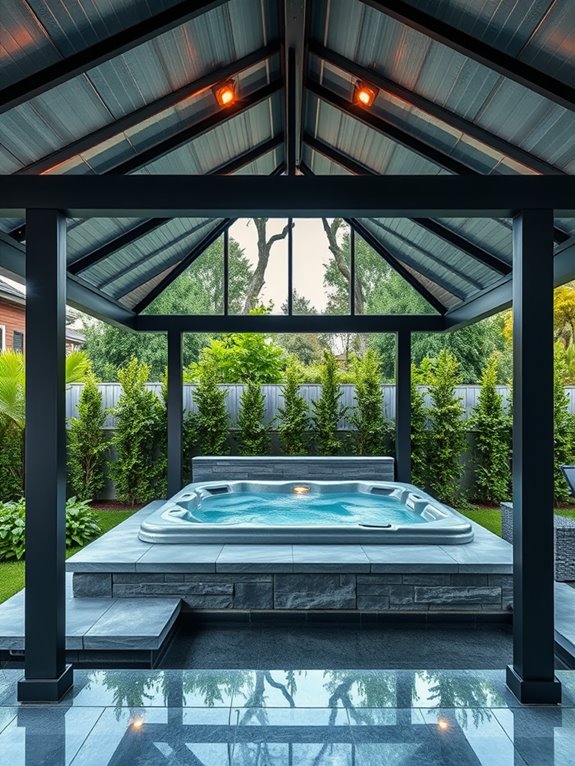 modern metal frame design