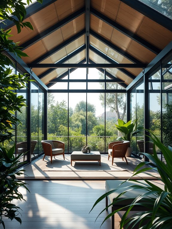 modern transparent architectural design