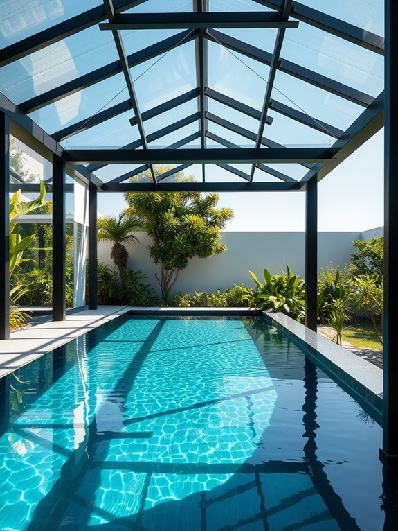 modern transparent glass design