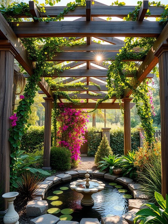 natural outdoor shade structure