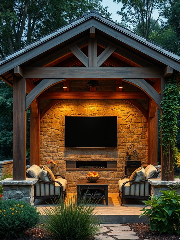 natural textured stone details