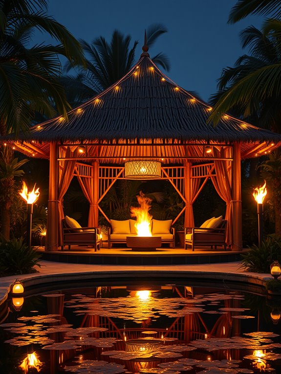 outdoor ambiance and warmth