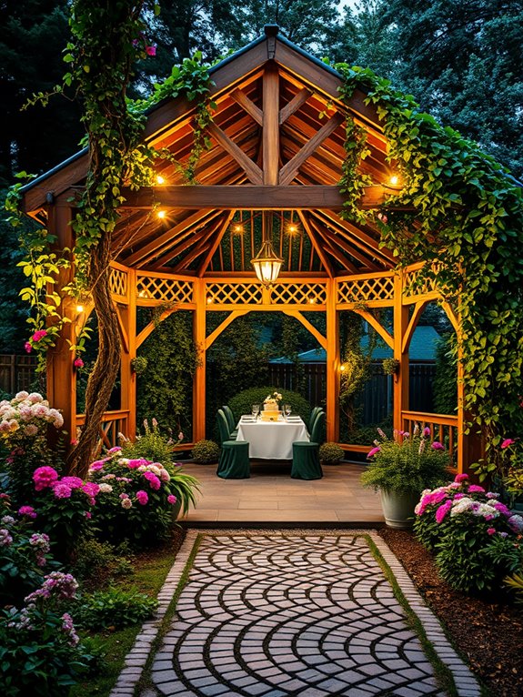 outdoor celebration venue space