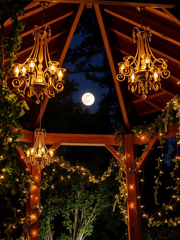 outdoor chandelier installation tips