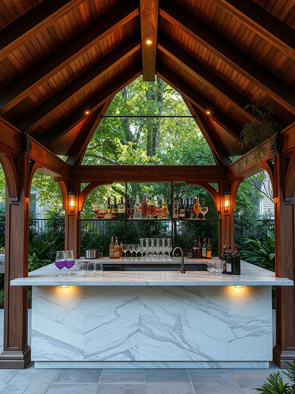 outdoor entertainment space enhanced