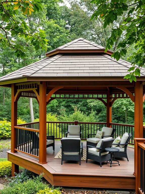 outdoor structure for relaxation