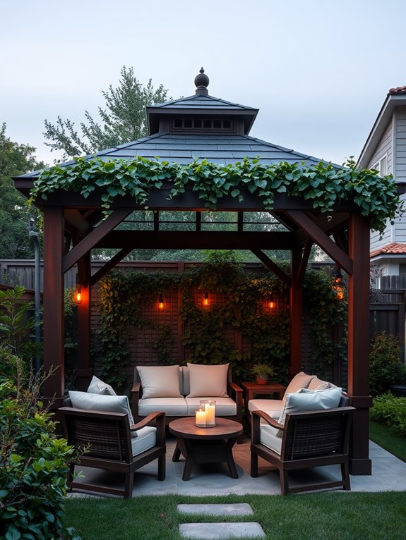 privacy enhancing gazebo designs ideas